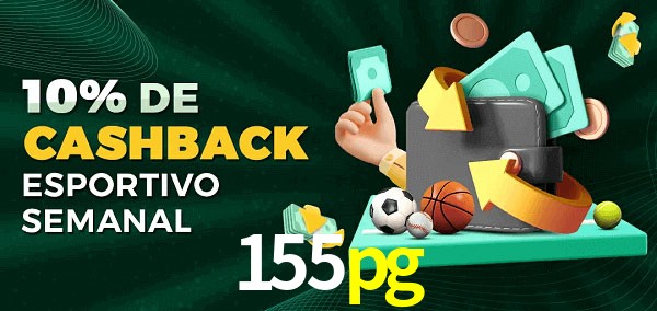 10% de bônus de cashback na 155pg